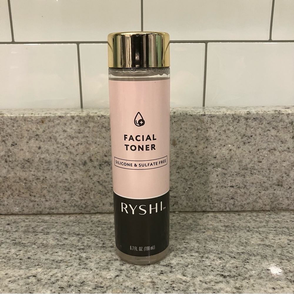 RYSHI Facial Toner 6.7 oz Full Size VEGAN Acne Cleanser Removes Oil & Dirt NEW